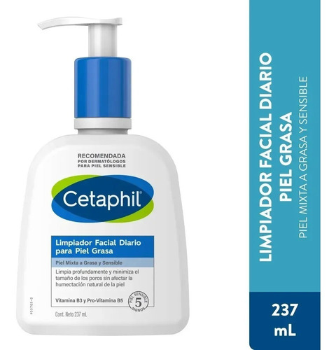 Cetaphil Gel Limpiador Piel Grasa (elimina Acné Y Brillo)