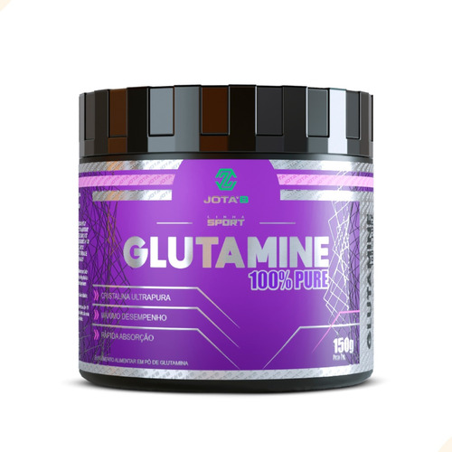 Glutamina 150g Pó Alta Performance 100% Pura Sabor Aminoácido JOTA`B