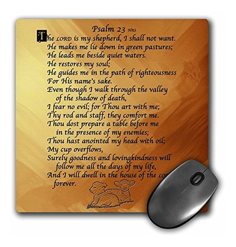 Mouse Pad, Salmos 23.