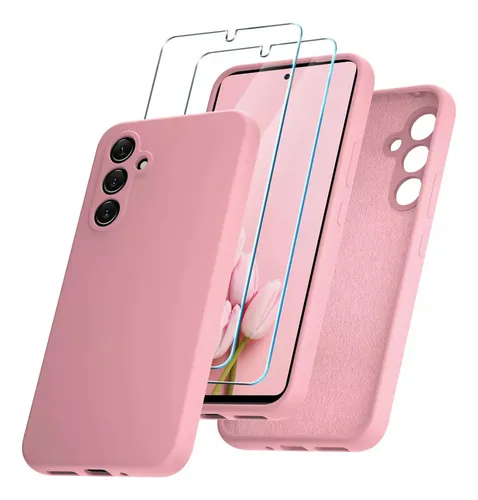 comprar Funda \u002F Carcasa Premium Marca Computech Para Samsung S24 Plus+ Rosa + Vidrio Templado