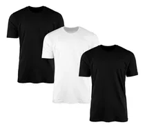 Comprar Kit 3 Camisetas  Masculina Lisa Básica 100% Algodão