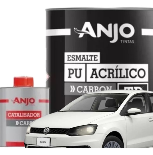 Kit Esmalte Auto Pu  Poliuretánico Blanco X3 2.7 Lts