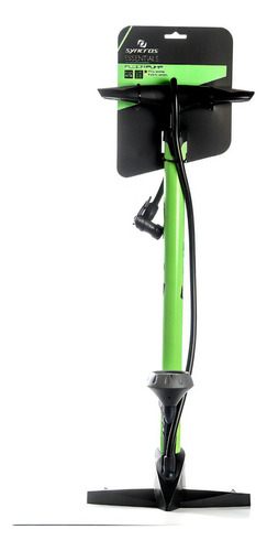 Inflador de pé Syncros Essentials Sfp-01 para bicicleta verde escura