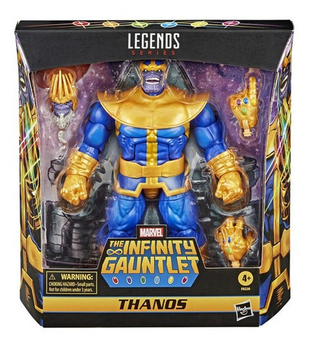 Figura de acción  Thanos The infinity gauntlet F0220 de Hasbro Legends Series