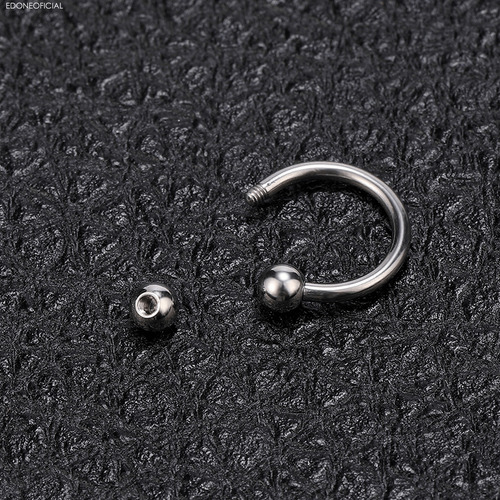 Piercing Bulls 6mm 8mm 10mm 12mm Nariz Arito Acero Q Pircing