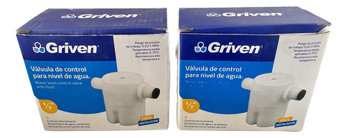 Valvula De Control Para Nivel Del Agua, Marca Griven