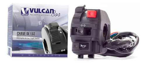 Interruptor Chave Luz Pisca Buzina Honda Cg Titan Cargo 125