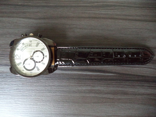 Relógio Masculino Pulseira De Couro