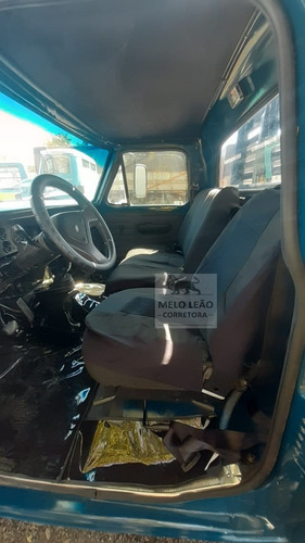 Imagem 3 de 15 de Ford F-4000 4x2 Com Carroceria De Madeira - 91/92