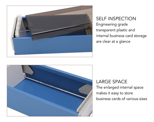 Soporte Para Tarjetas De Índice Azul, Extremo Extensible, Es