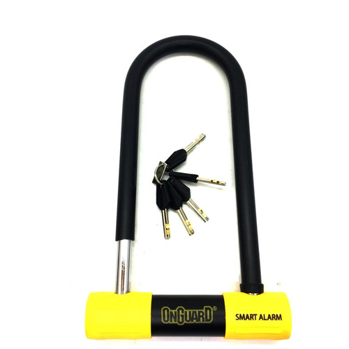 Candado U-lock Bicicleta Moto Onguard Alarma 8268