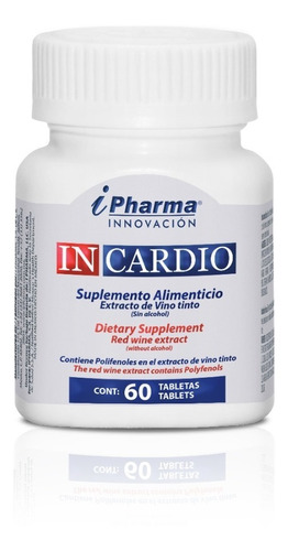 In Cardio Extracto De Polifenoles Del Vino Cont. 60 Tabletas