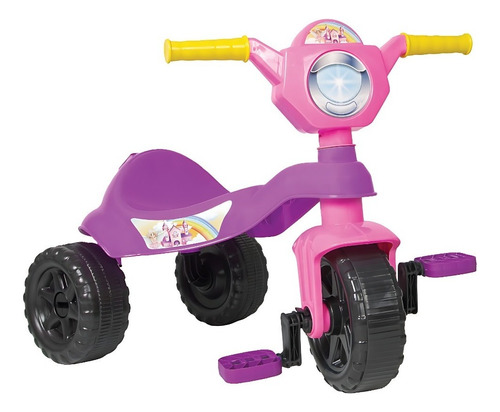 Carrinho Passeio Kemotoka Velotrol Infantil Princesa Pedal