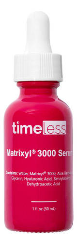 Sérum Matrixyl 3000 Timeless Skin Care Suero De Cuidado Facial Que Aumenta La Producción De Colágeno E Hidrata Fortaleciendo La Barrera Cutanea - Para Todo Tipo De Pieles 1oz 30ml