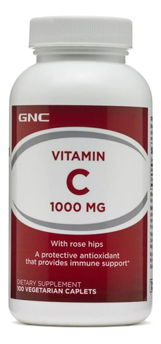 Vitamina C 1,000 Mg 100 Tabletas Gnc