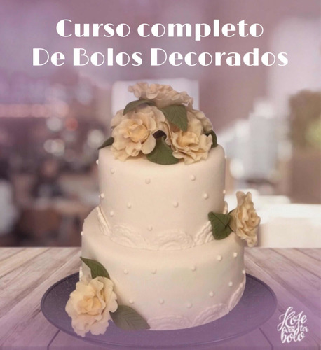 Imagem 2 de 3 de Curso Bolos Decorado Com Pasta Americana