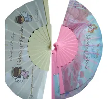Comprar 40 Abanicos Personalizados Color Recuerdos Primera Comunión,