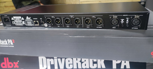 Procesadordigital Dbx Pa2 Driverack De 110 V (Usado)