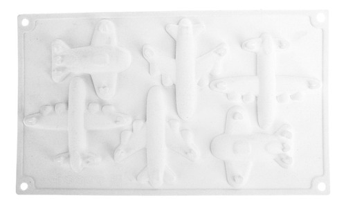 Cake Mould 6 Grid Airplane Shape Mold Silicone Baking