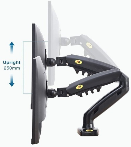 Imagen 4 de 9 de Soporte Ergonomico Para Monitores Y Portatil Nb A Escritorio