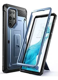 Funda Resistente Para Samsung S22 Ultra Supcase Azul