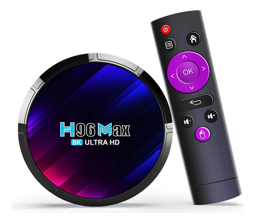 Box De Tv Android 130, H96 Max Ddr4 4 Gb Ram 64 Gb Rom 64 Bi