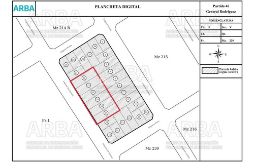 Imagen 9 de 9 de Terreno En Venta O Permuta Sobre Colectora Norte Acceso Oeste General Rodríguez, General Rodríguez
