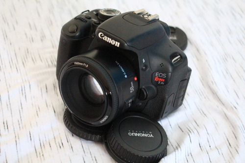Canon T3i 600d Com Lente 50mm. A Vista 1499.