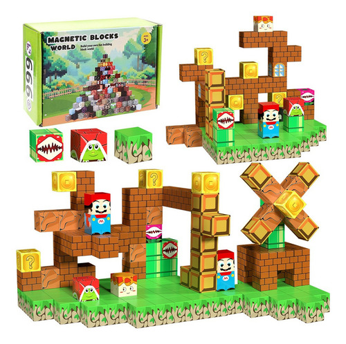 Bloques Magnéticos Construcción Juguetes Niños Regalos