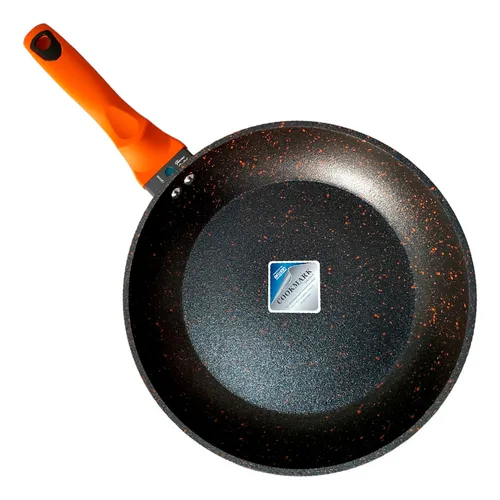 Sarten 20cm Alfa Termo Control Stone Ceramica Antiadherente Color Negro