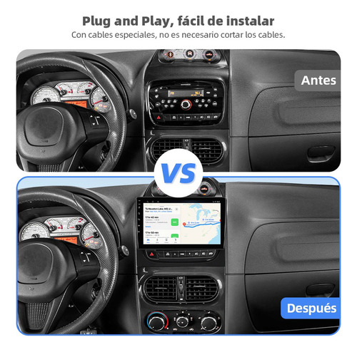 Para Estéreo 4+64g 4k Ram 700 Fiat Strada Palio Adventure Bt