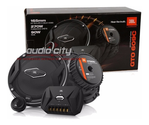 Set De Medios Jbl Gto609c 6.5 2 Vías 270 Watts Tweeters