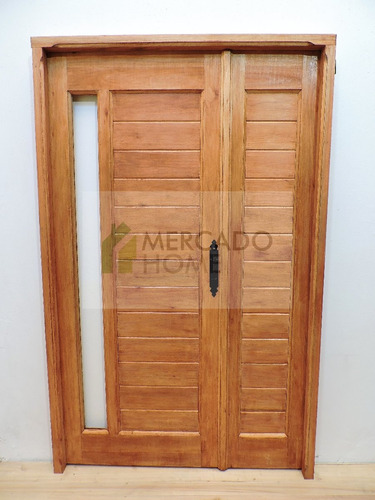 Puerta Y Media. Madera %100. Cedro. Oferta. Mercado Home !!