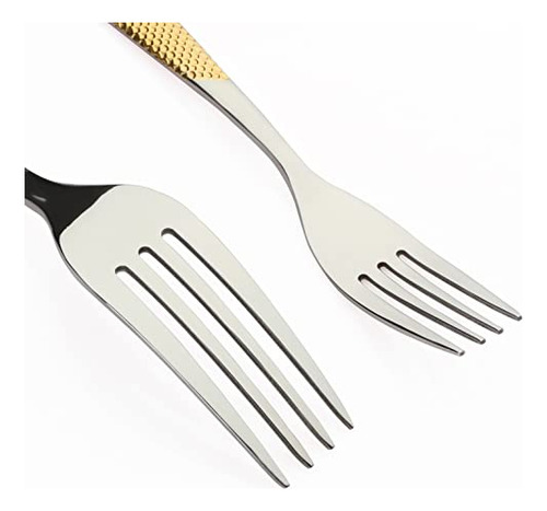 Set Cubiertos Oro Plata 40 Pzs. Acero Inox. Para 8, Hogar,