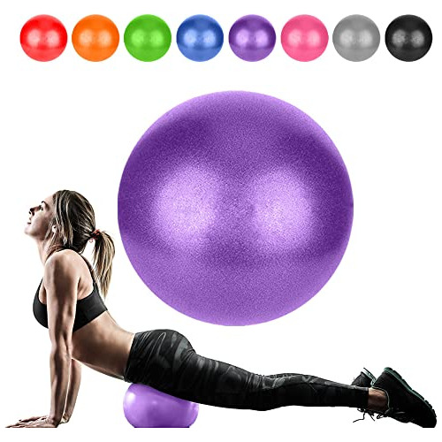 Small Pilates Ball, Therapy Ball, Mini Workout Ball, Co...