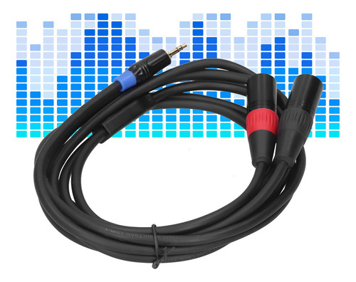 Amb Conector De Áudio Estéreo Macho De 3,5 Mm Para 2 Xlr