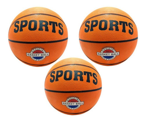 Pelota De Basquet N* 7 Profesional Excelente Calidad X 3