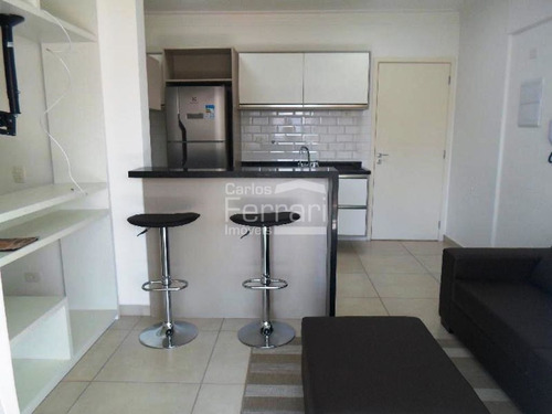 Imagem 4 de 15 de Studio Em Santana Com Suíte, Sala, Mobiliado, 2 Vagas, Sacada, Lazer Com Piscina - Cf26956