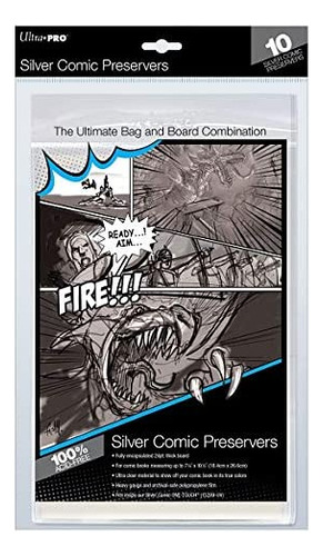 Ultra Pro Silver Age Comic Preserver 7.25 X 10.5 (10 Ct.) -