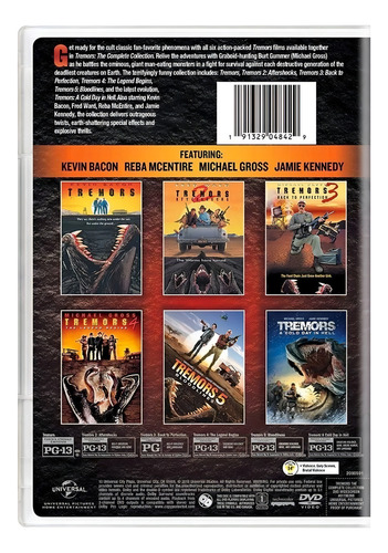 Terror Bajo Tierra Coleccion Completa Tremors Pelicula Dvd