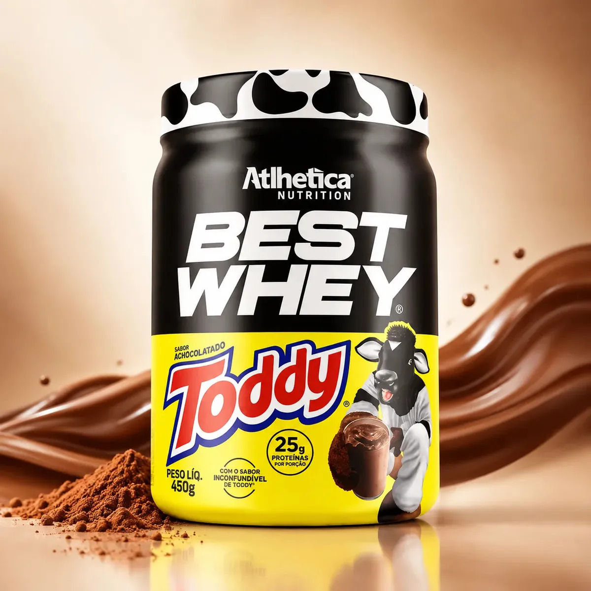 Best Whey (450 G) Toddy Atlhetica Nutrition Sabor Chocolate