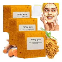 Comprar 3pcs Jabón Abrillantador Con Limón,cúrcuma Y Ácidos Kójic E,jabón En Barra Zdiwond Honey Glow, Limón Y Cúrcuma, Paquete
