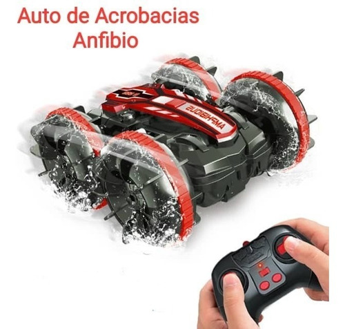 Stunt Car 360 Auto De Acrobacias Anfibio A Control Remoto