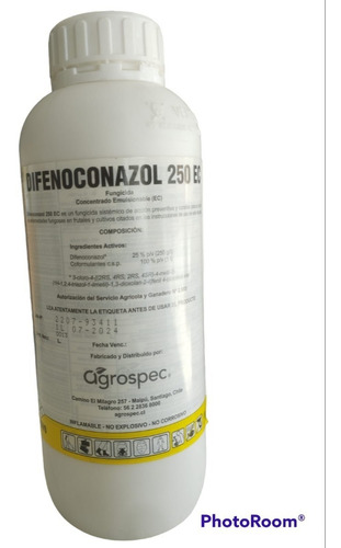 Fungicida Difenoconazol 250 Ec 1 Lt