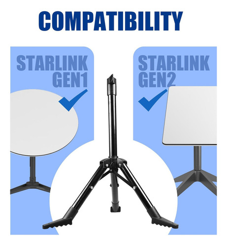 Trépied Pliable Pour Starlink V2 V1 En Acier Inoxydable