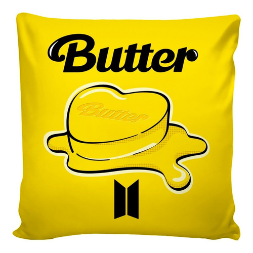 Almofada De Manteiga Bts 35 X 35 Cm K-pop