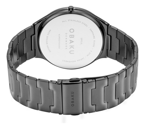 Reloj Obaku Moda Modelo: V290gxuusu Correa Negro