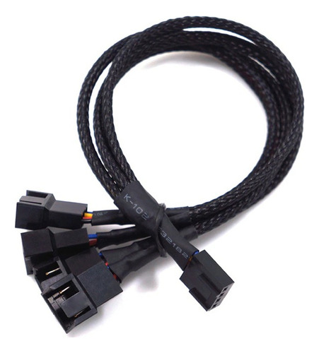 Cable Expansor 1 A 4 Para Ventiladores Fan De Pc 4 Pines