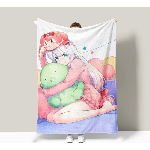 Manta De Franela Con Estampado Creativo Digital Izumi Sagiri