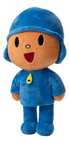 Pocoyo - Peluche De Mejillas Iluminadas, 11 Pulgadas, Actú. Color Multicolor